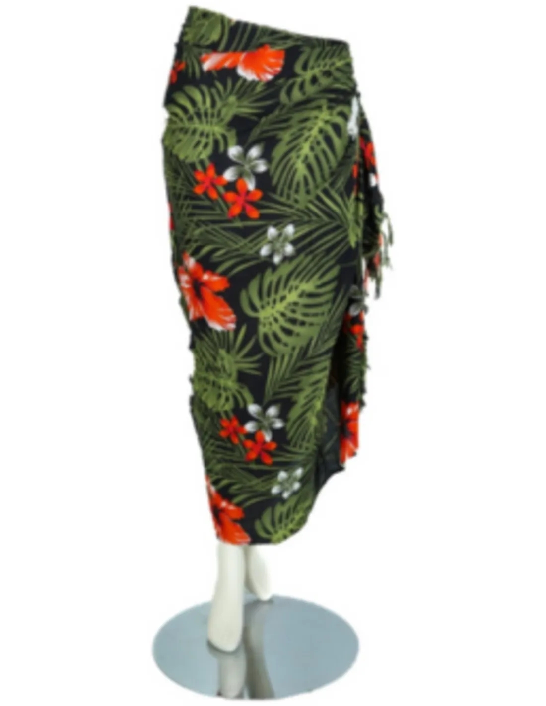 Sarong - 612 - Tropische Bloemen van Om Namaste - Pareo Saunadoek Wikkeljurk