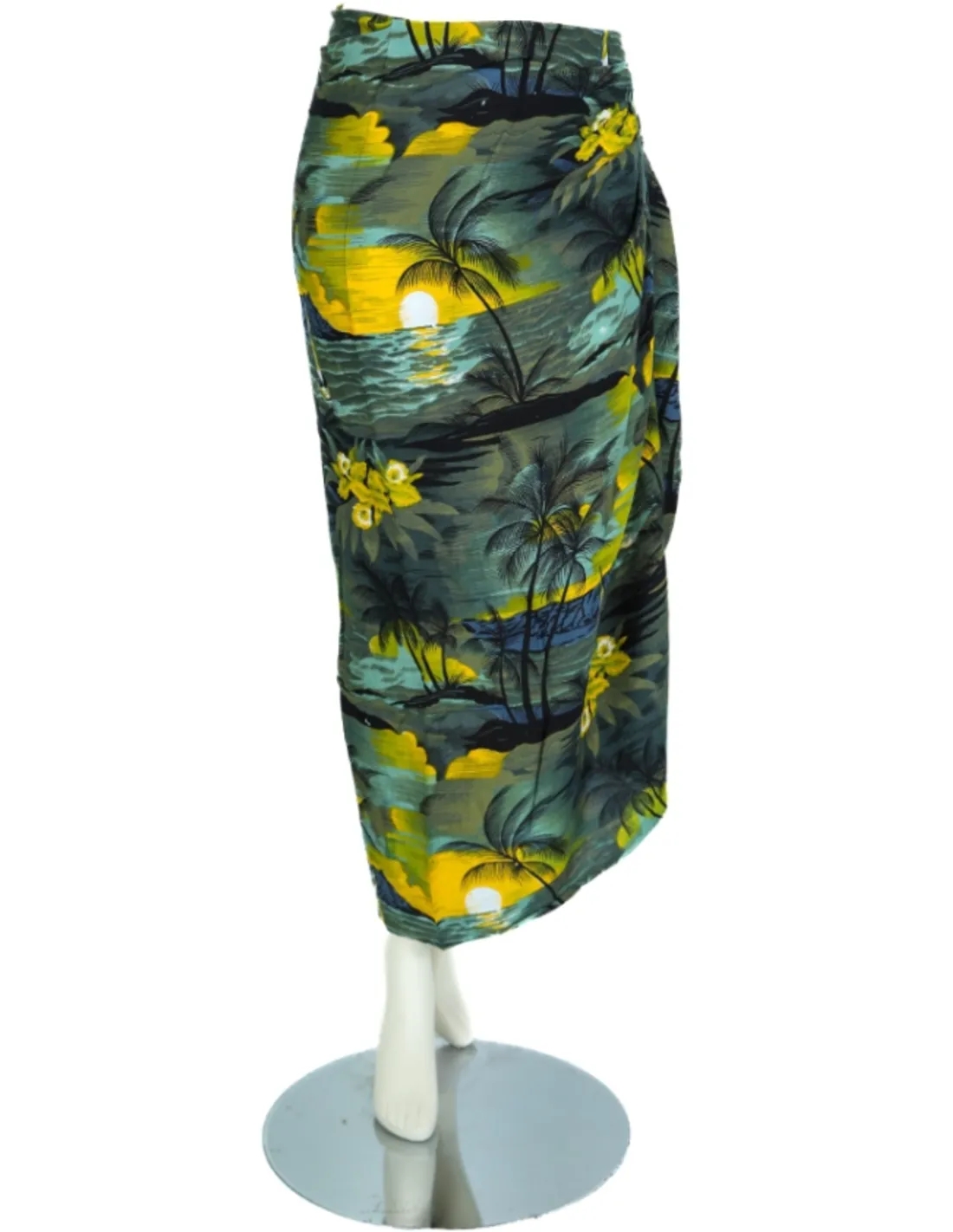 Sarong - 613 - zonsondergang - zwart van Om Namaste - Pareo Saunadoek Wikkeljurk - Image 2
