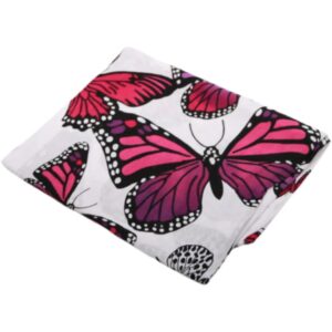 Sarong - 128 - vlinders - wit van Om Namaste - Pareo Saunadoek Wikkeljurk