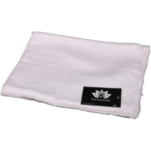 Sarong - 336 - neutraal - wit van Om Namaste - Pareo Saunadoek Wikkeljurk