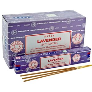 Lavender wierook stokjes 15 grams Satya