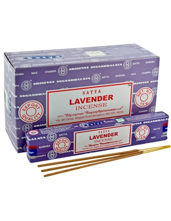 Lavender wierook stokjes 15 grams Satya - Image 2