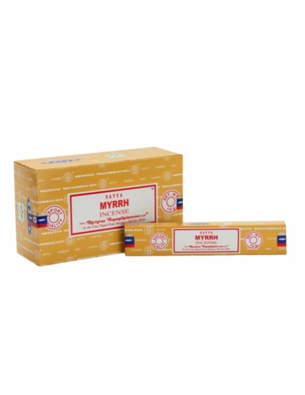 Myrrh wierook stokjes 15 grams Satya