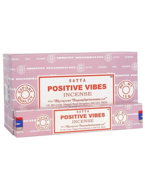 Positive Vibes wierook stokjes 15 grams Satya