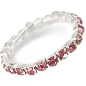 Stretch ring roze