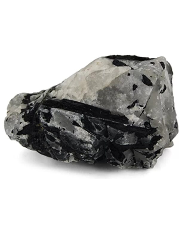 Toermalijnkwarts ruw AB, 2 kg.