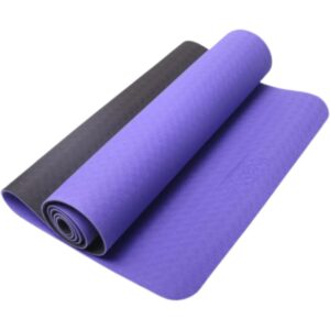 Yogastyles Yogamat TPE Standaard Paars & Zwart