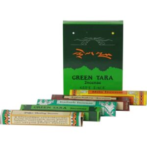 Green Tara gift pack Tibetaanse Wierook stokjes
