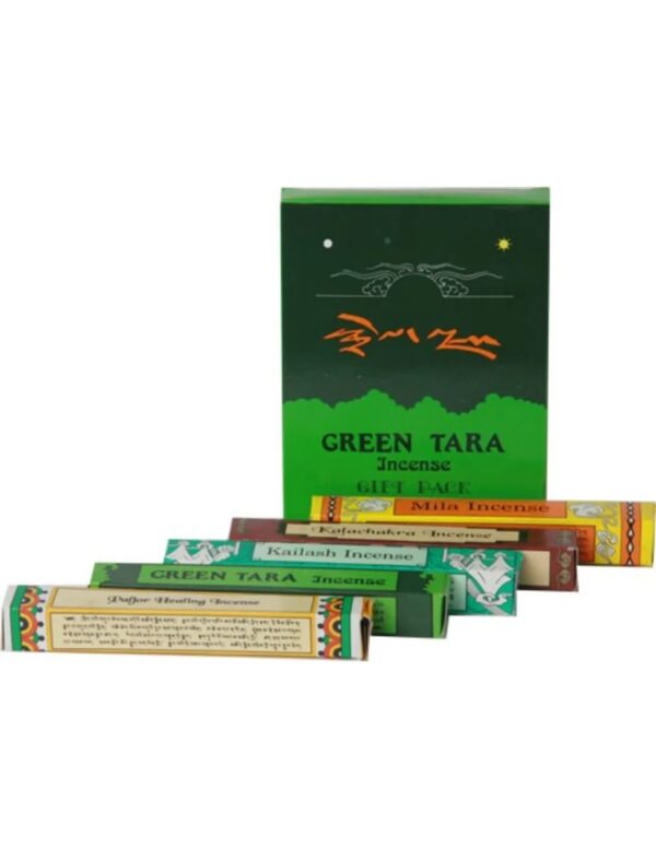Green Tara gift pack Tibetaanse Wierook stokjes