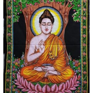Doek met Boeddha - wandkleed 80x110cm
