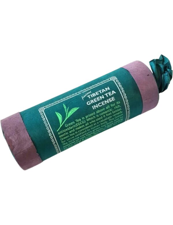 Green tea / Groene Thee Tibetaanse Wierook (Kleine koker)