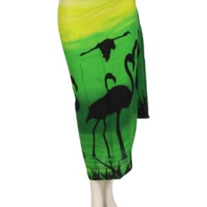 Sarong - 334 - Groen van Om Namaste - Pareo Saunadoek Wikkeljurk