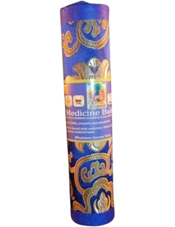 Tibetaanse Wierook Medicijn Boeddha – Koker - Medicine Buddha Wierook Stokjes