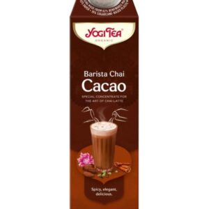 Yogi Tea Barista Chai Cacao: 6 Pak van 1 liter kant-en-klare Kruidenthee