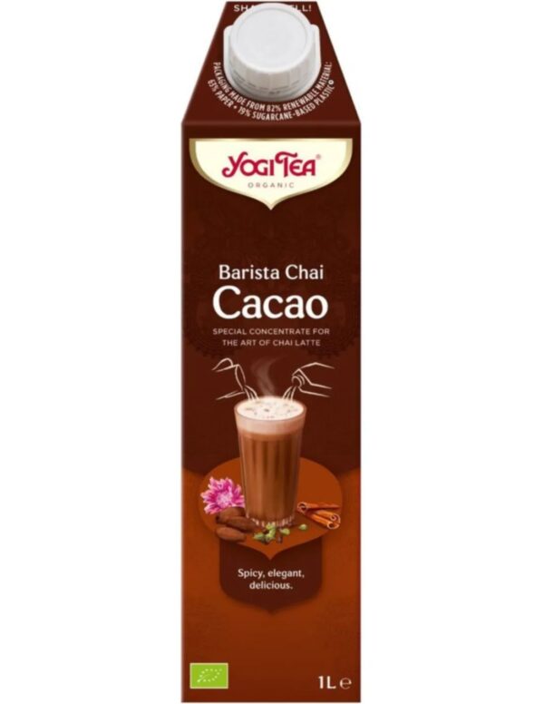Yogi Tea Barista Chai Cacao: 6 Pak van 1 liter kant-en-klare Kruidenthee - Image 3