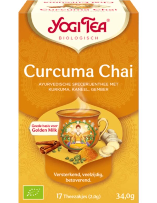 Yogi Tea Curcuma Chai - tray: 6 stuks