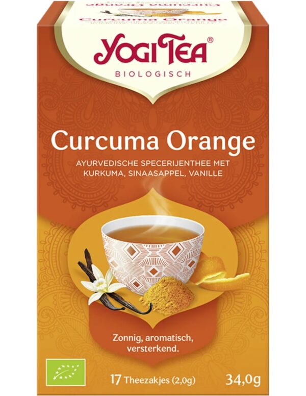 Yogi Tea Curcuma Orange - tray: 6 stuks