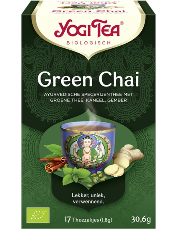 Yogi tea Green Chai - tray: 6 stuks