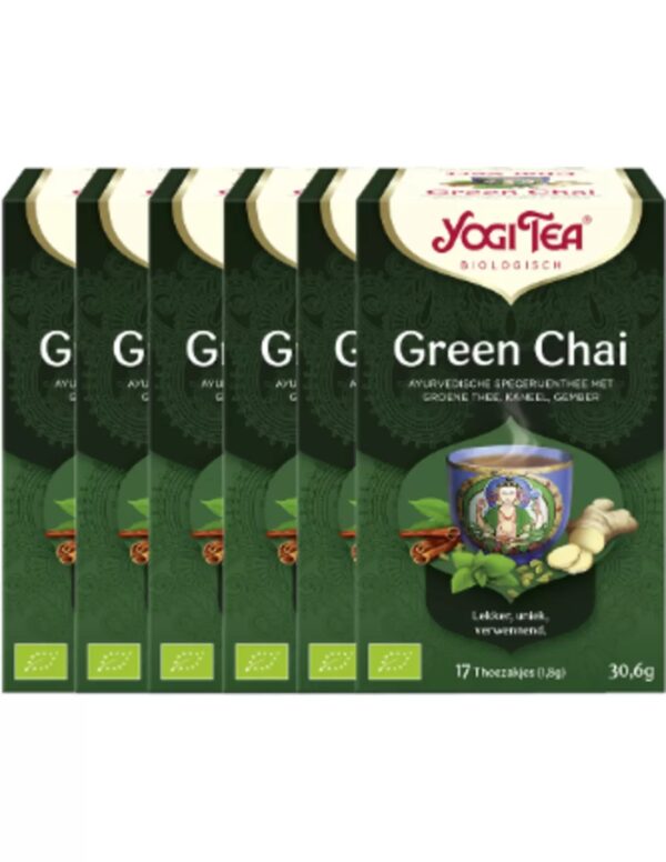 Yogi tea Green Chai - tray: 6 stuks - Image 2