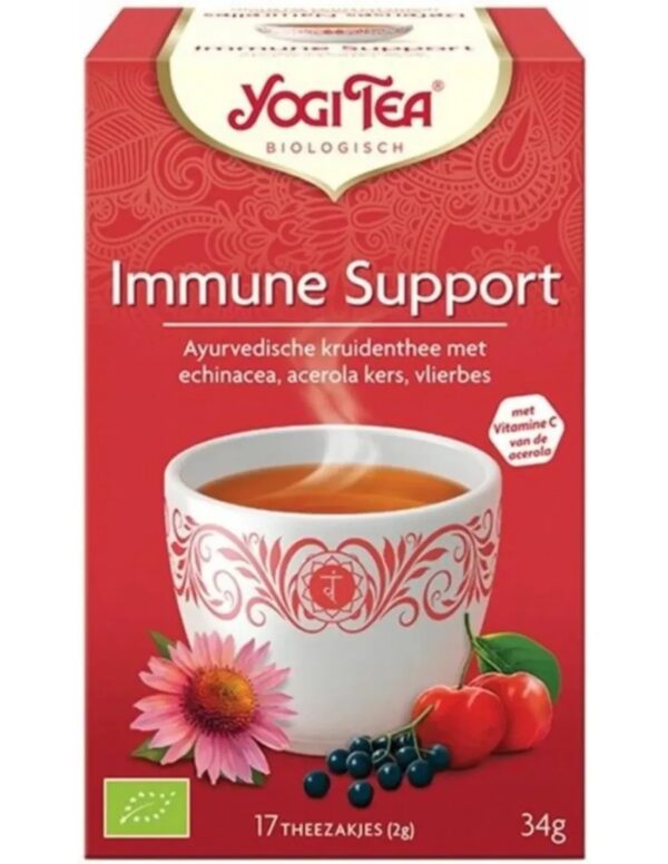 Yogi tea Immune Support Biologisch - tray: 6 stuks
