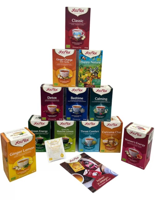 Yogi Tea top 12 - 12 pakjes x 17 theezakjes - incl. gratis Yogi Tea Sun Salutation Brochure en een gratis theezakje. - Image 2