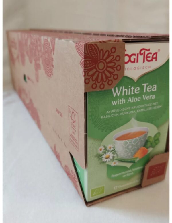 Yogi Tea White Tea Aloe Vera - tray: 6 stuks - Image 2