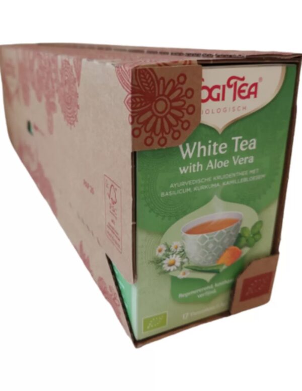 Yogi Tea White Tea Aloe Vera - tray: 6 stuks - Image 3