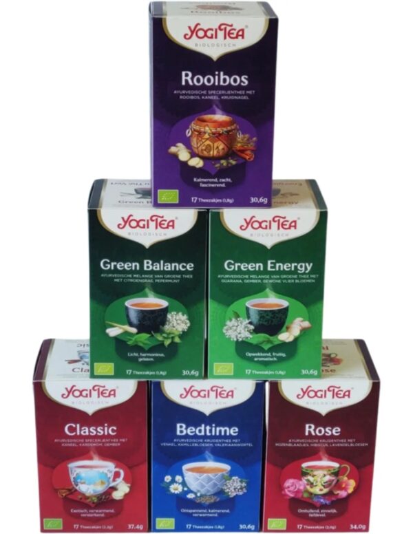 Yogi Tea Zonder Zoethout - 6 verschillende smaken zonder Zoethout - Bloeddruk onder controle