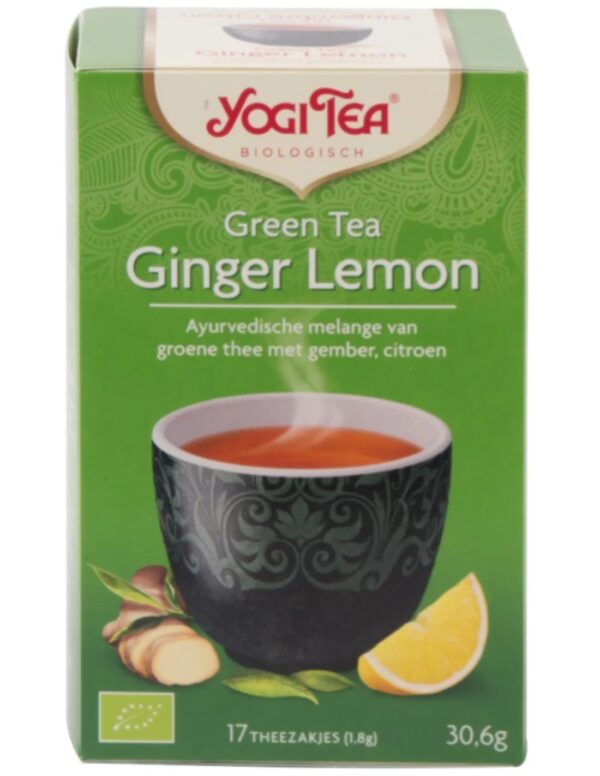 Yogi Tea Green Tea Ginger Lemon Bio pakje