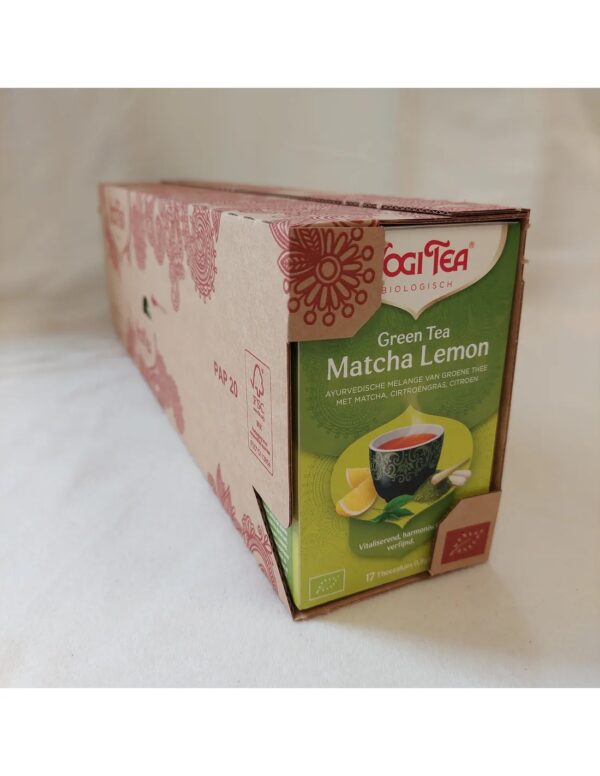 Yogi Tea Green Tea Matcha Lemon - tray: 6 stuks - Image 3