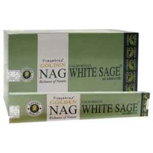 Vijayshree Golden Nag White Sage Wierook stokjes