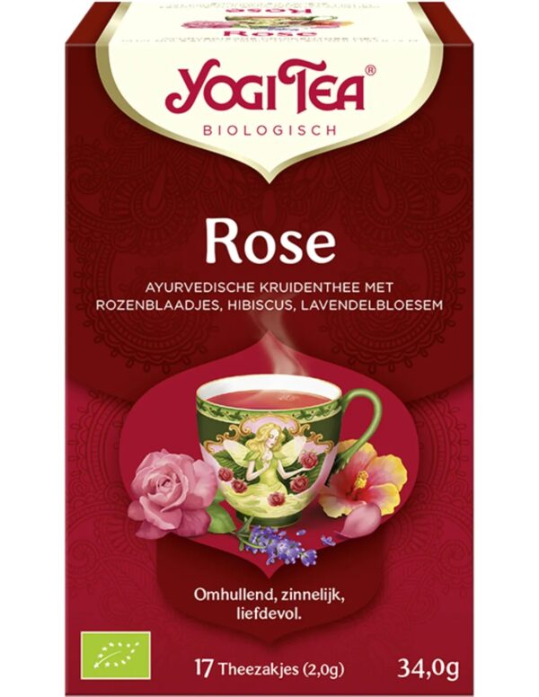 Yogi Tea Rose - tray: 6 stuks