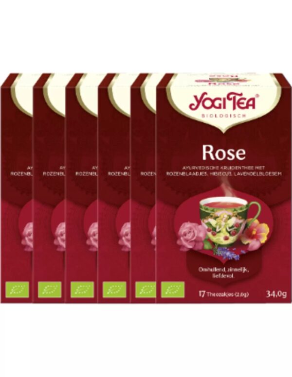 Yogi Tea Rose - tray: 6 stuks - Image 2