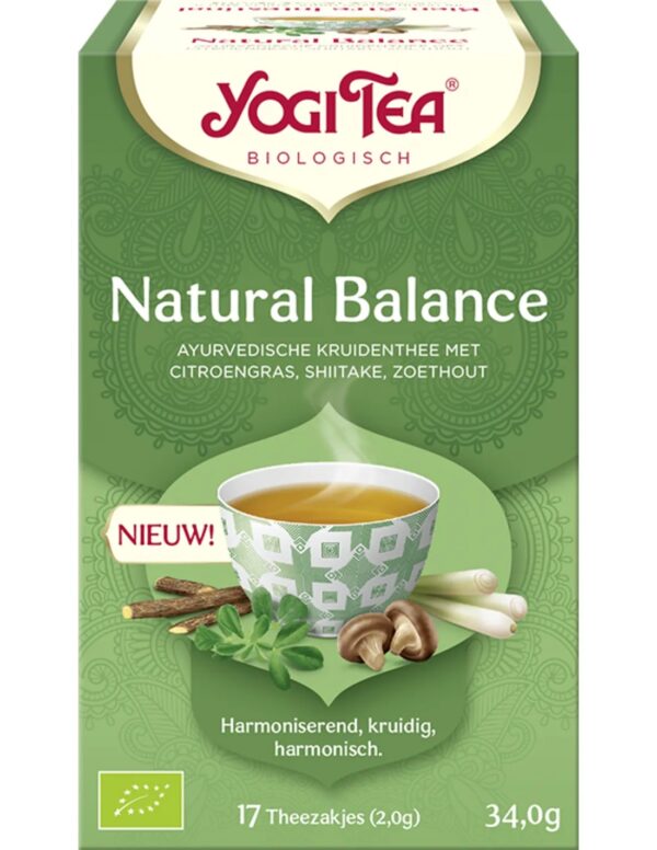Yogi tea Natural Balance - tray: 6 stuks