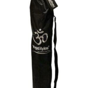 YogaStyles Yogatas Zwart met Ohm teken - waterbestendig