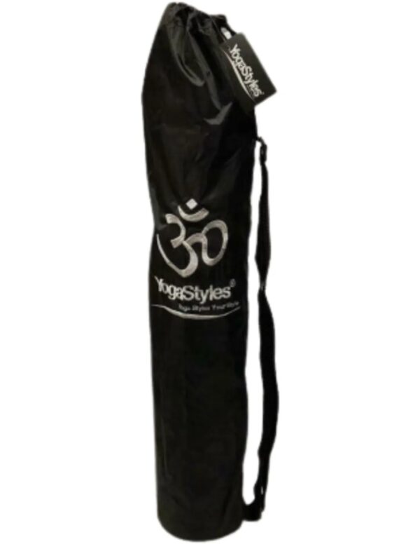 YogaStyles Yogatas Zwart met Ohm teken - waterbestendig