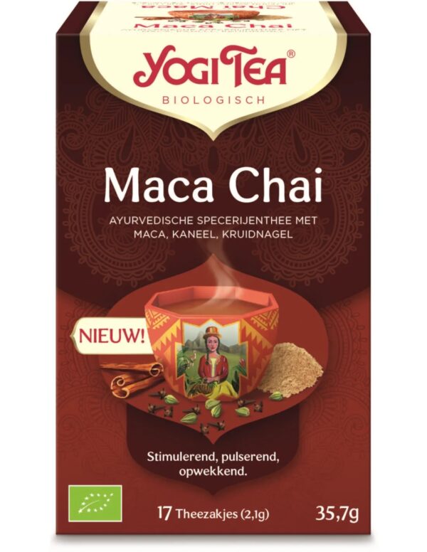 Yogi Tea Maca Chai - tray: 6 stuks