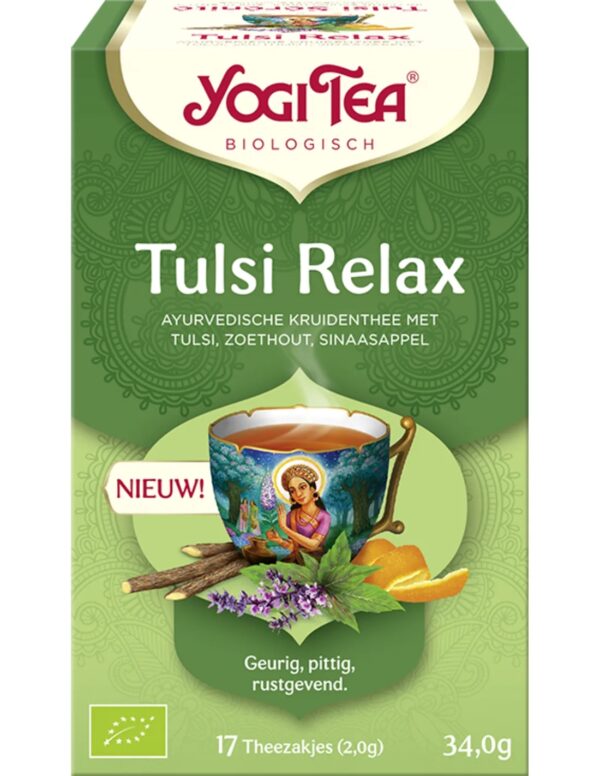 Yogi Tea Tulsi Relax - tray: 6 stuks - Image 2