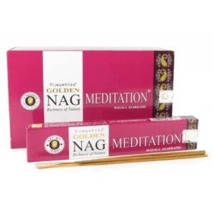 Vijayshree Golden Nag Meditation Wierook Stokjes