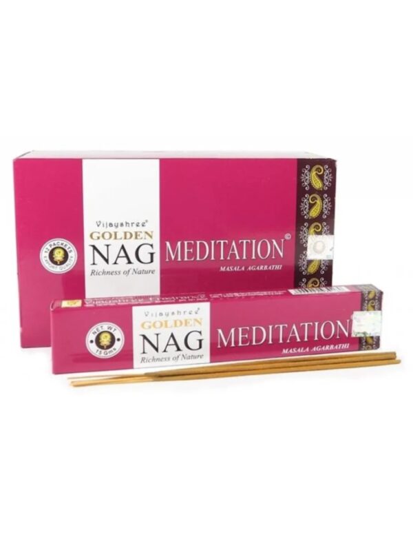 Vijayshree Golden Nag Meditation Wierook Stokjes