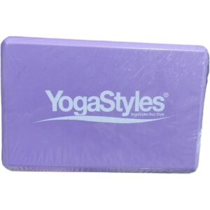 YogaStyles Yoga Blok Paars