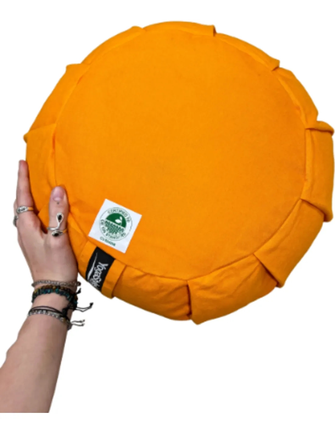 YogaStyles Meditatiekussen Organic Zafu Oranje - Image 5