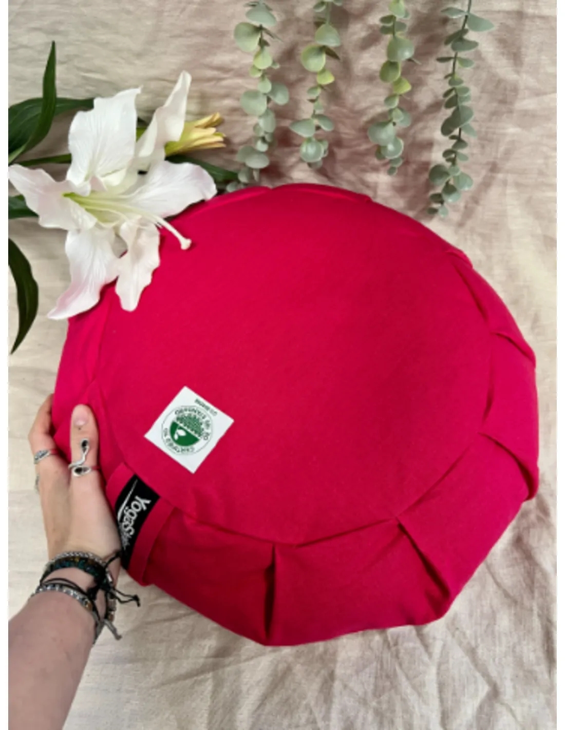 YogaStyles Meditatiekussen Organic Zafu Roze - Image 2