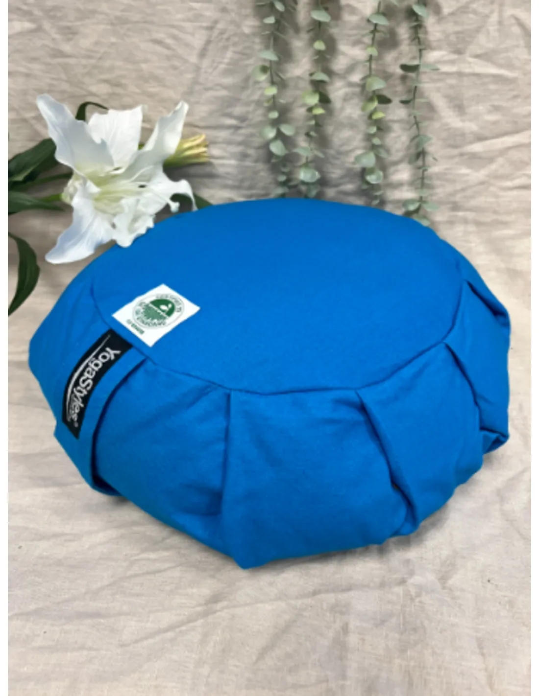 YogaStyles Meditatiekussen Organic Zafu Turquoise - Image 4
