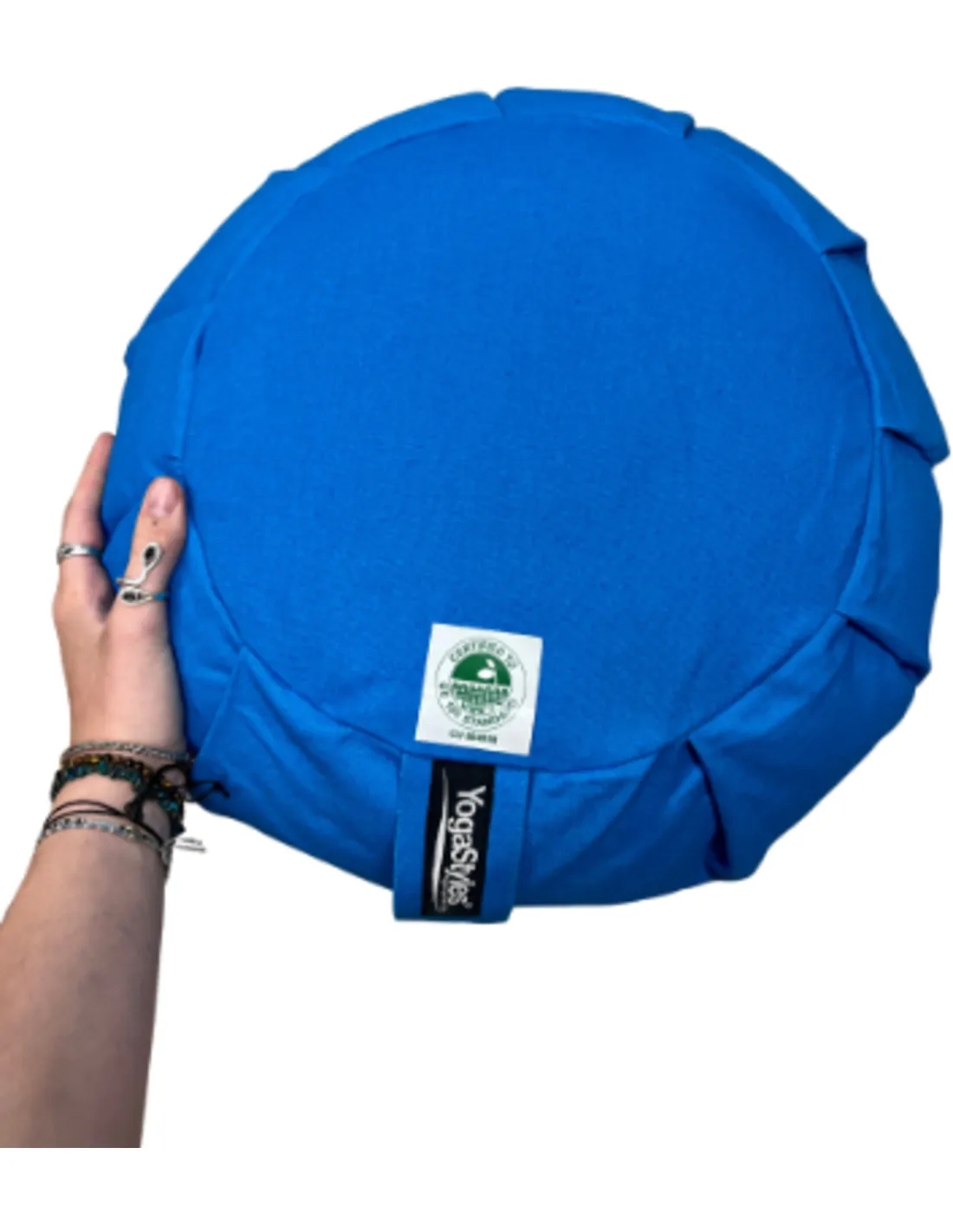 YogaStyles Meditatiekussen Organic Zafu Turquoise - Image 5